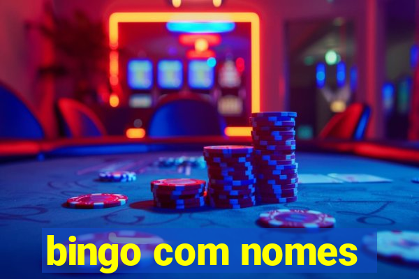 bingo com nomes